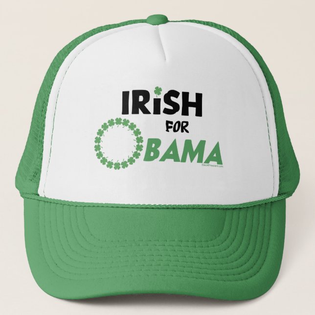 Casquettes et butin d'Obama d'Irlandais (Devant)
