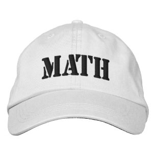 Casquettes  MATH Make America Think Brodé Low Prof