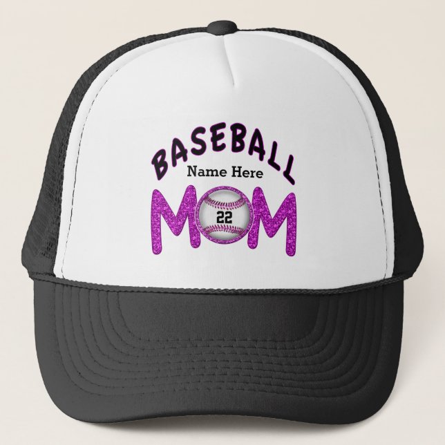 Casquettes personnalisés NOMBRE et NOM de maman de (Devant)