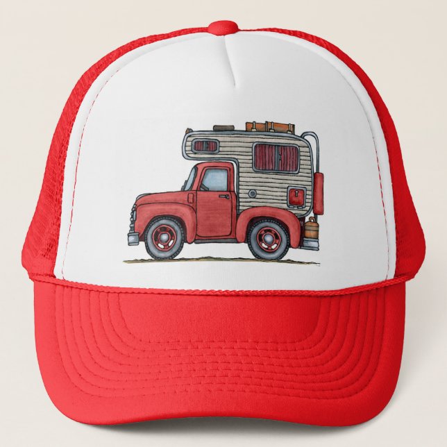 Casquettes Pickup Truck Camper RV - Personnalisées (Devant)