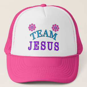 Casquettes plats chrétiens de Jésus Bill d'équi