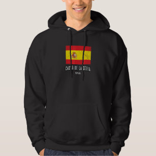 Cass De La Selva Spain Es Flag City - Bandera Ropa Hoodie