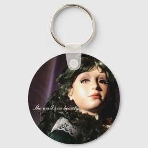 Cassandra at sunset keychain