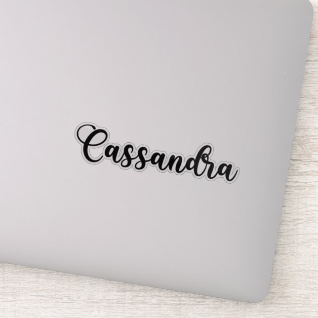 Cassandra Name - Handwritten Calligraphy (Detail)