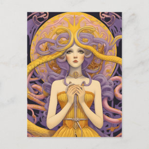 Cassandra Pastel Colours Postcard