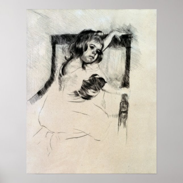 Cassatt - Kneeling In Armchair Poster (Front)
