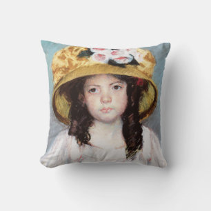 Cassatt Margot Child Girl Throw Pillow