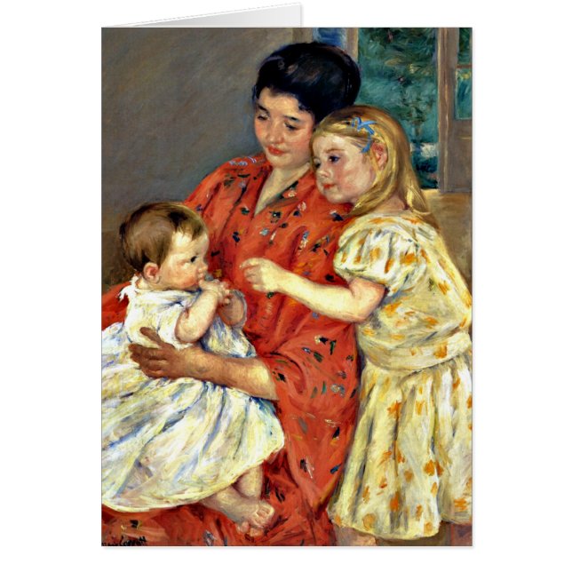 Cassatt - Mother and Sara Admiring the Baby-1901.j (Front)