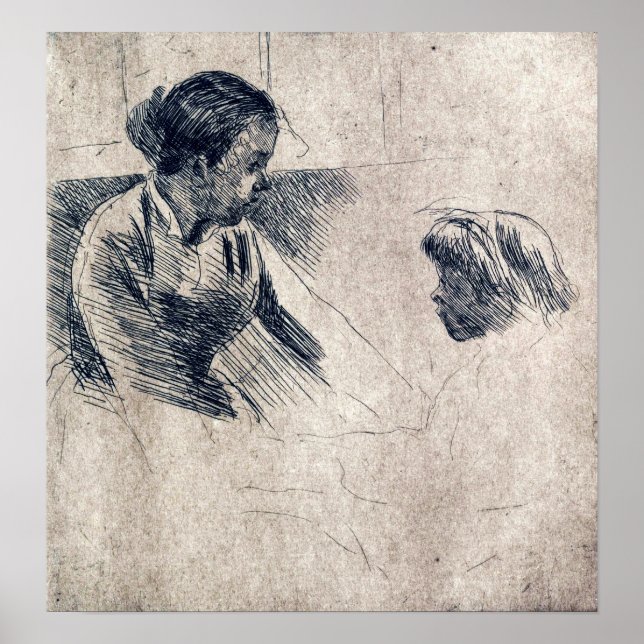 Cassatt - Susan and Child Facing Each Other Poster (Front)