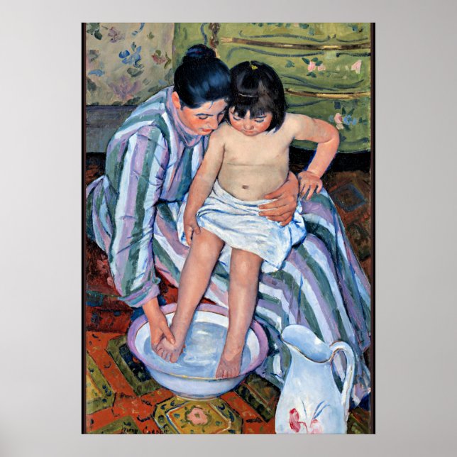 Cassatt - The Child's Bath Poster (Front)