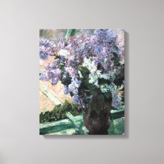 Cassatt's "Lilacs in a Window" Canvas Print