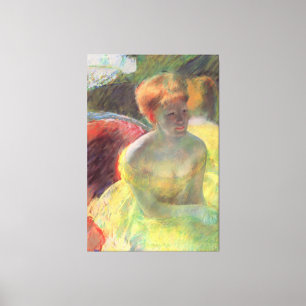 Cassatt's Lydia Leaning on Her Arms Canvas Print