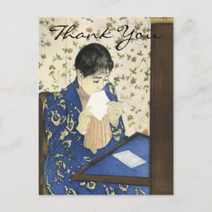 Cassatt's The Letter Postcard