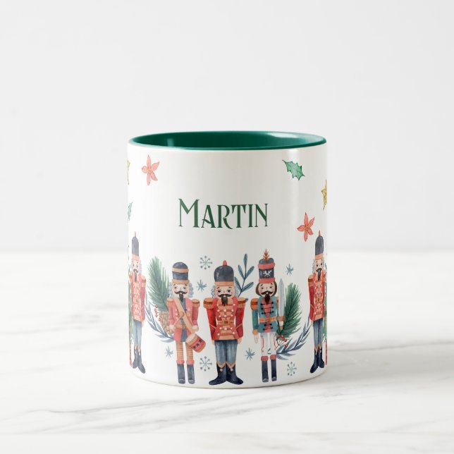 Casse-noisette & Arbre de Noël Festif Mug de Noël (Centre)