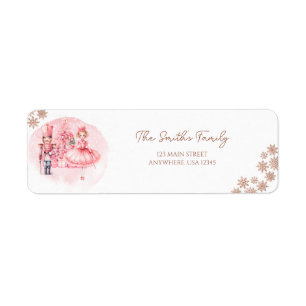 Casse-Noisette Rose Et Or Anniversaire Sucre Plum