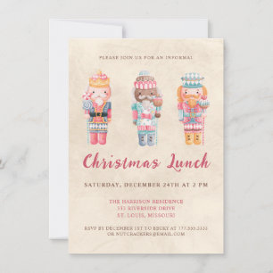 Casse-Noisettes Whimsical Invitation de déjeuner d
