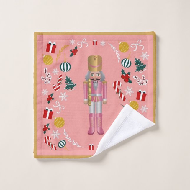 Casse-noix rose (Gant de toilette)