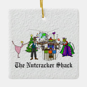 Casse-noix Shack Ham Radio Ornement de Noël