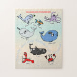 Casse-tête “Amis des profondeurs” - Puzzle<br><div class="desc">Plongez dans un monde de créativité avec ce casse-tête joyeux mettant en vedette des créatures marines dessinées à la main par un enfant neurodivergent. Du crabe curieux à la majestueuse baleine, chaque animal donne vie à l’océan avec charme et authenticité. Ce casse-tête inclut un message inspirant : « Tiens-toi droit....</div>