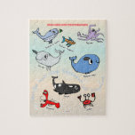 Casse-tête “Nos amis des profondeurs”  Jigsaw Puzzle<br><div class="desc">Plongez dans un monde de créativité avec ce casse-tête joyeux mettant en vedette des créatures marines dessinées à la main par un enfant neurodivergent. Du crabe curieux à la majestueuse baleine, chaque animal donne vie à l’océan avec charme et authenticité. Ce casse-tête inclut un message inspirant : « Tiens-toi droit....</div>