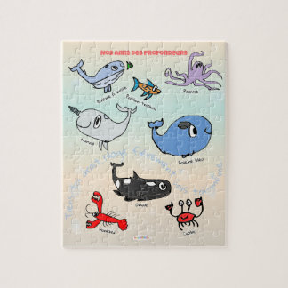 Casse-tête “Nos amis des profondeurs”  Jigsaw Puzzle