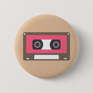 Cassette 2 Inch Round Button