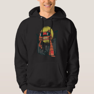 cassette 90's 80's angry music hoodie