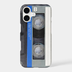 cassette audio classique 80 transparent noir rétro