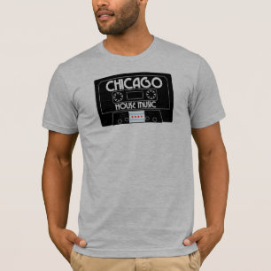 Cassette Chicago House Music Chicago Flag T-Shirt