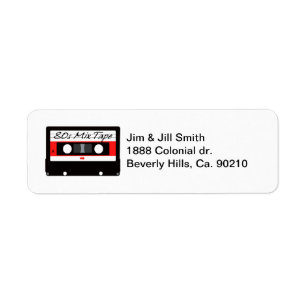cassette de bande de mélange de la musique 80s
