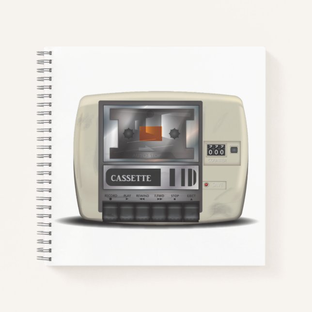Cassette Deck Notebook (Front)