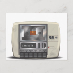 Cassette Deck Postcard