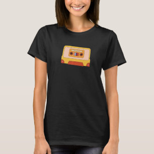 Cassette Disco Groovy Peace Freedom 60s 70s Hippie T-Shirt