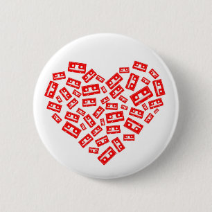 Cassette Love 2 Inch Round Button