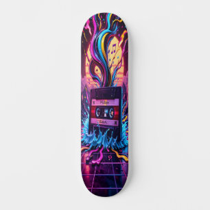 Cassette Meltdown - Retro Vibes Edition 2 Skateboard