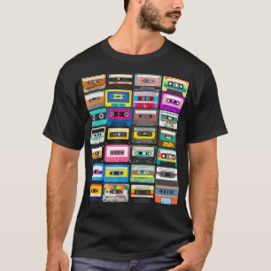 Cassette Mitape Retro 1980s 1990s Music Vintage Gr T-Shirt
