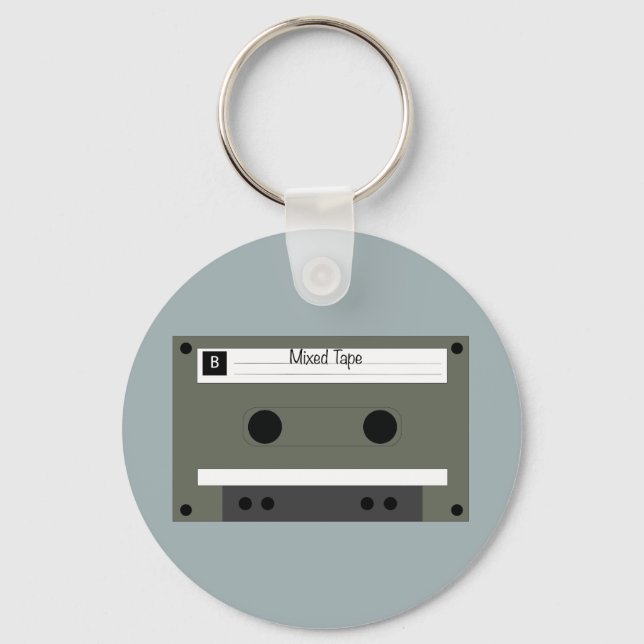 Cassette, Mixed Tape Keychain (Front)