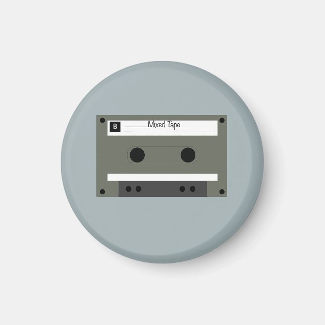Cassette, Mixed Tape Magnet (Front)