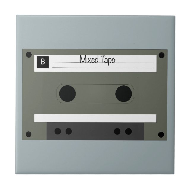 Cassette, Mixed Tape Tile (Front)