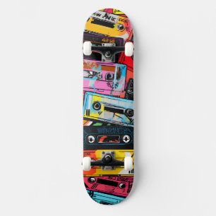 Cassette Punk Skateboard Par Claire Firley