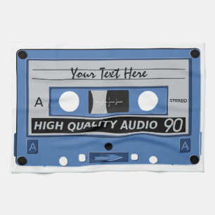 Cassette Tape custom kitchen towels