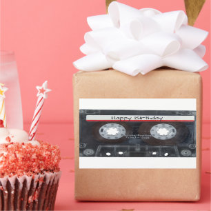 Cassette Tape For Birthday Sticker