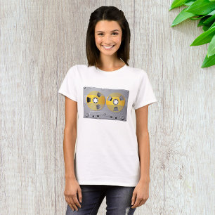 Cassette Tape Illustration Vintage Music Lover  T-Shirt