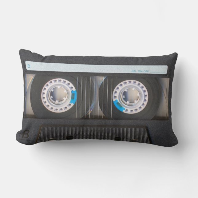 Cassette Tape Lumbar Pillow (Front)