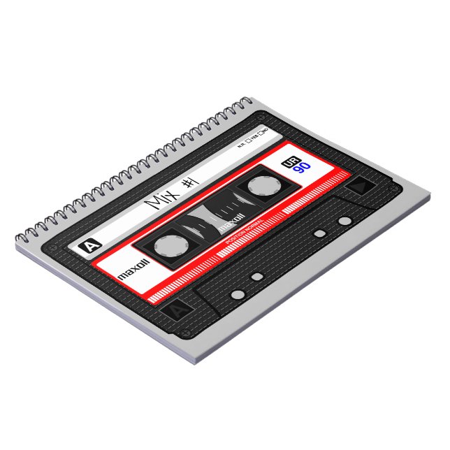 Cassette Tape Notebook (Left Side)