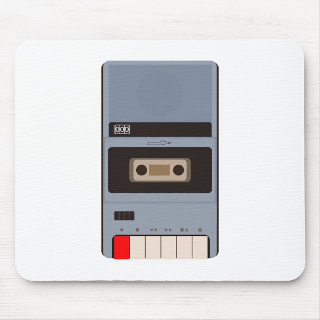 Cassette Tape Recorder Mouse Pad (Front)