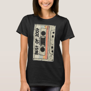 Cassette Tape Retro Birthday Born 2007 Best of 200 T-Shirt