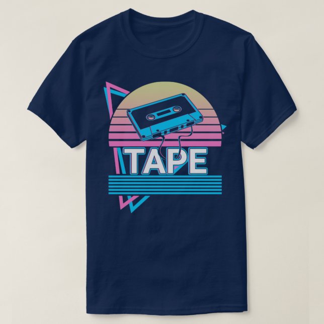 Cassette Tape Retro Gift T-Shirt (Design Front)