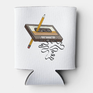 Cassette Tape Retro Rewind 80’s Style Can Cooler