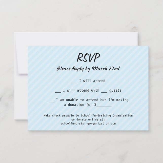 Cassette Tape RSVP Card (Front)